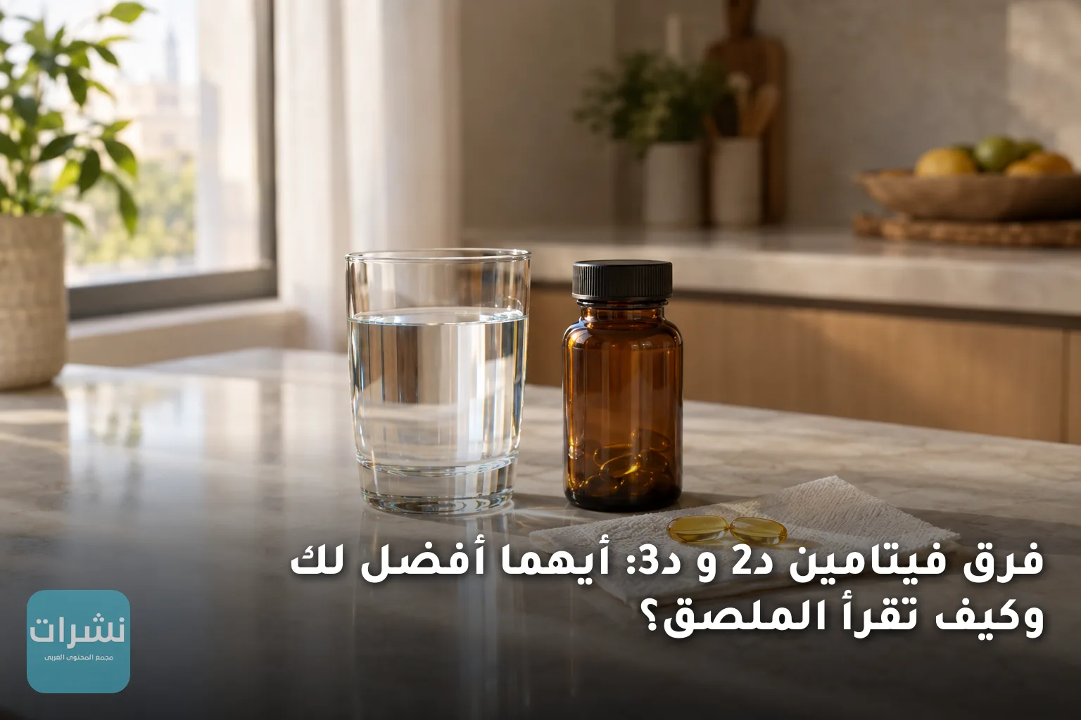 فرق فيتامين د2 و د3: أيهما أفضل لك وكيف تقرأ الملصق؟