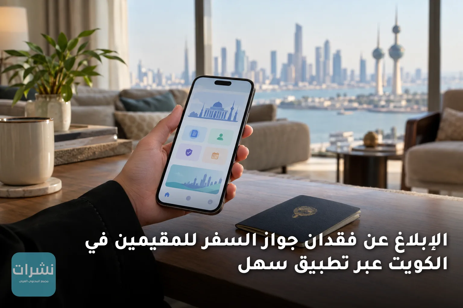 الإبلاغ عن فقدان جواز السفر للمقيمين في الكويت عبر تطبيق سهل