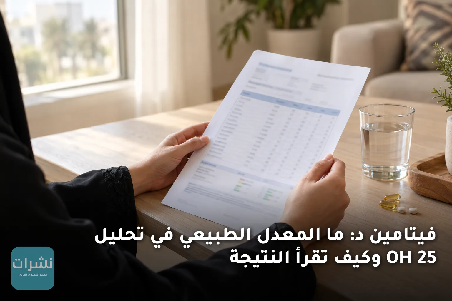 فيتامين د: ما المعدل الطبيعي في تحليل 25 OH وكيف تقرأ النتيجة