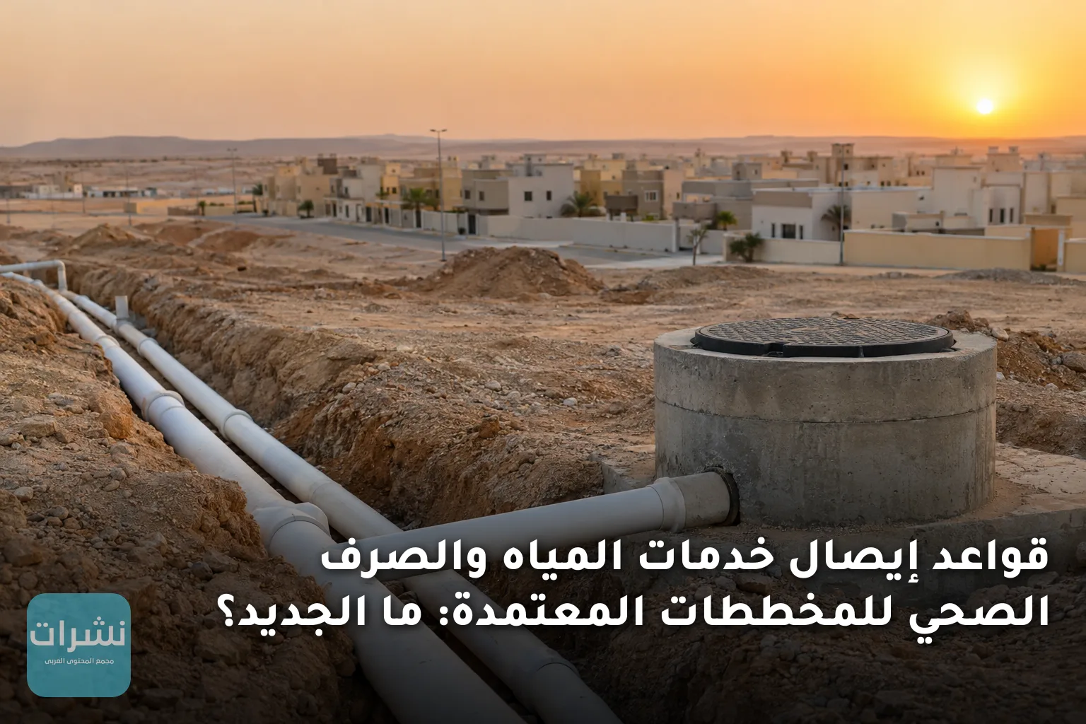 قواعد إيصال خدمات المياه والصرف الصحي للمخططات المعتمدة: ما الجديد؟