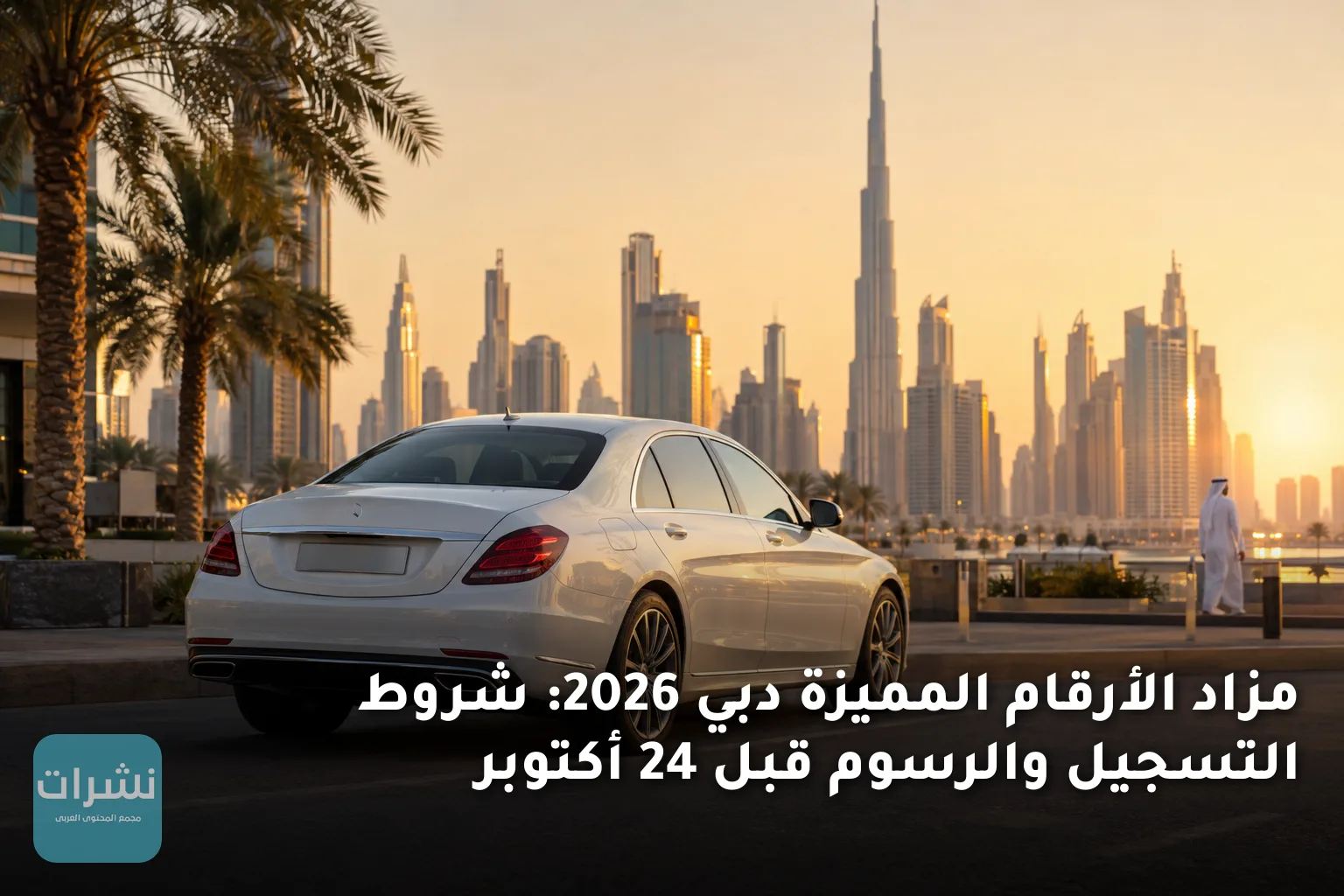 مزاد الأرقام المميزة دبي 2026: شروط التسجيل والرسوم قبل 24 أكتوبر
