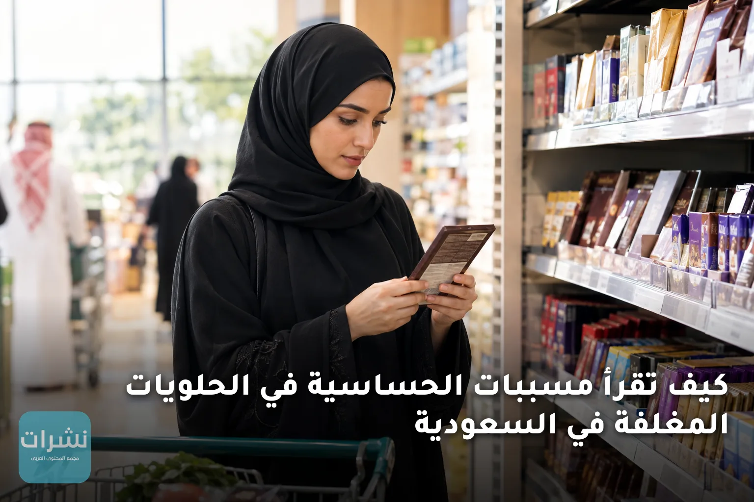 كيف تقرأ مسببات الحساسية في الحلويات المغلفة في السعودية