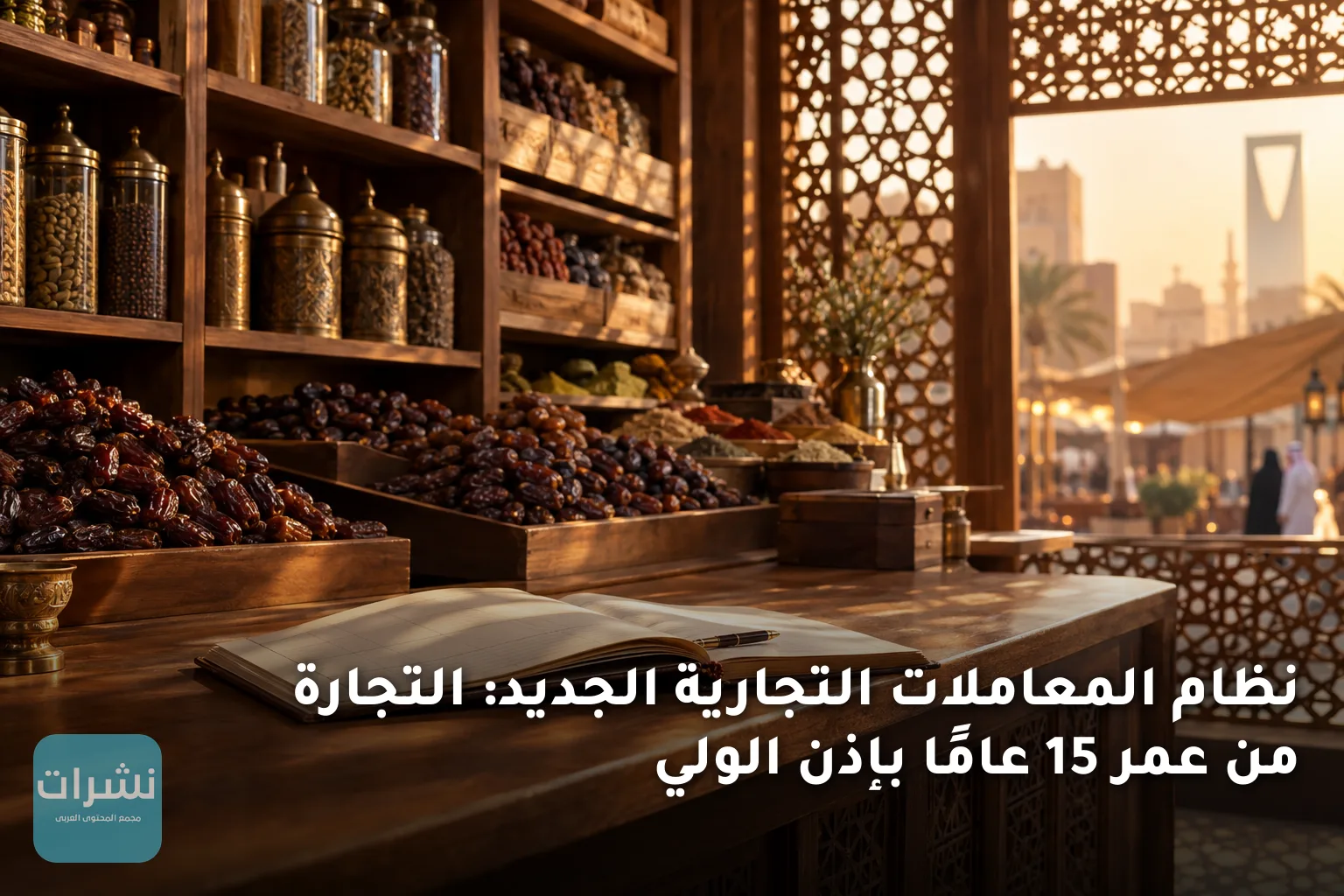 نظام المعاملات التجارية الجديد: التجارة من عمر 15 عامًا بإذن الولي