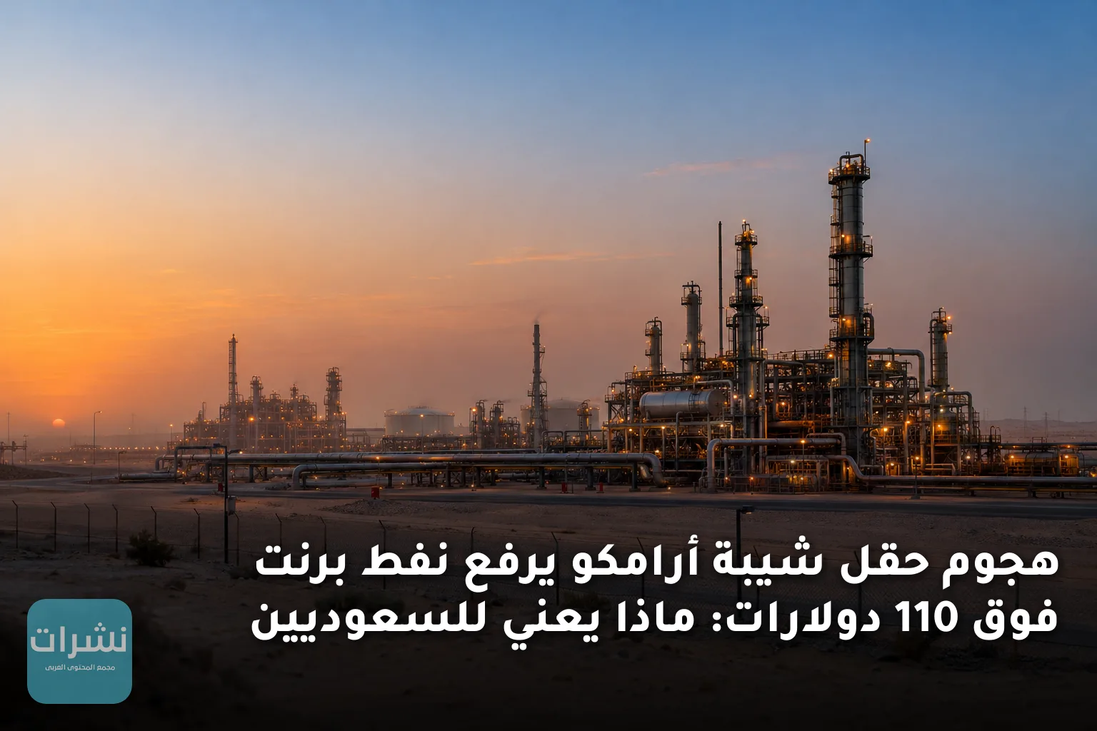 هجوم حقل شيبة أرامكو يرفع نفط برنت فوق 110 دولارات: ماذا يعني للسعوديين