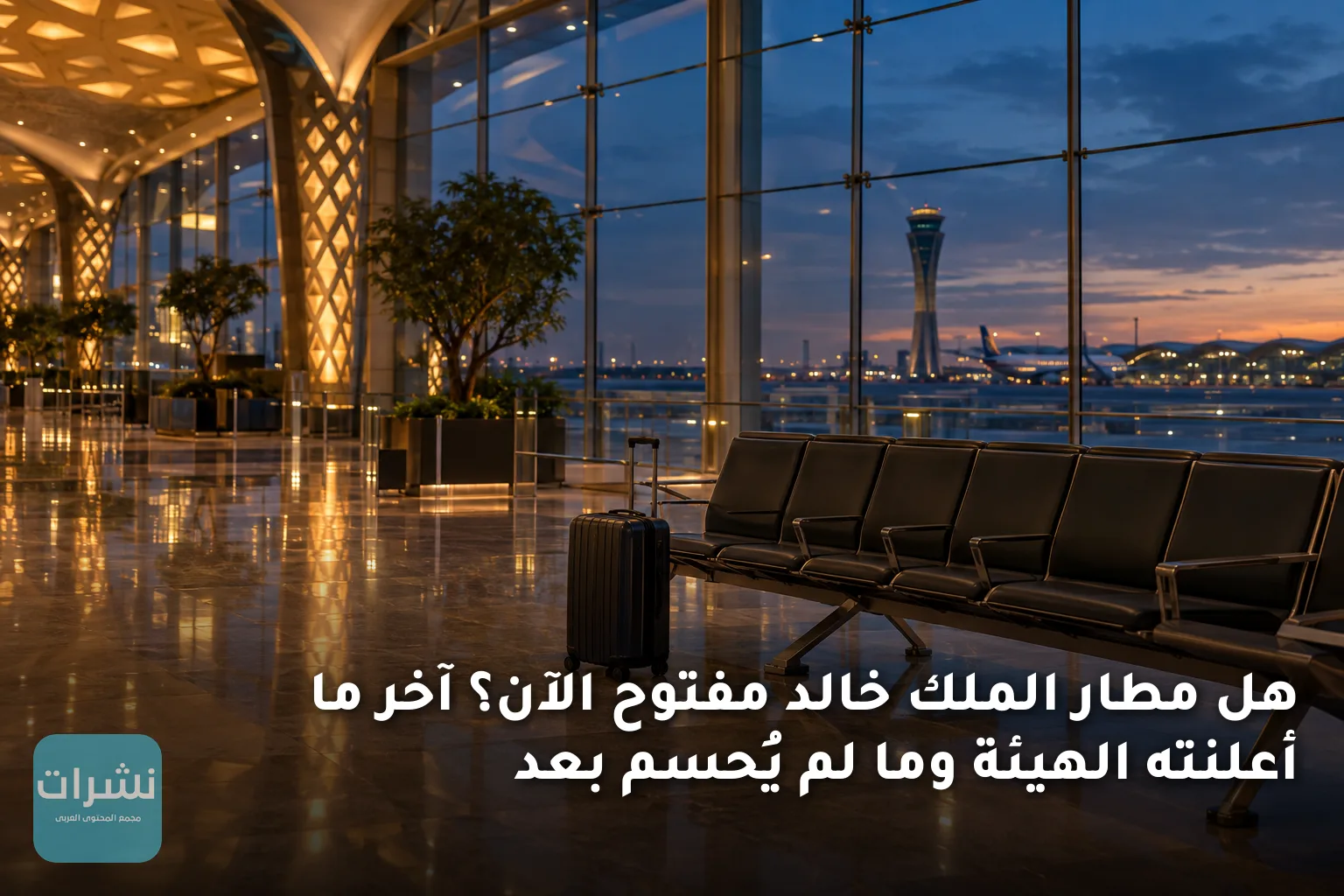 هل مطار الملك خالد مفتوح الآن؟ آخر ما أعلنته الهيئة وما لم يُحسم بعد