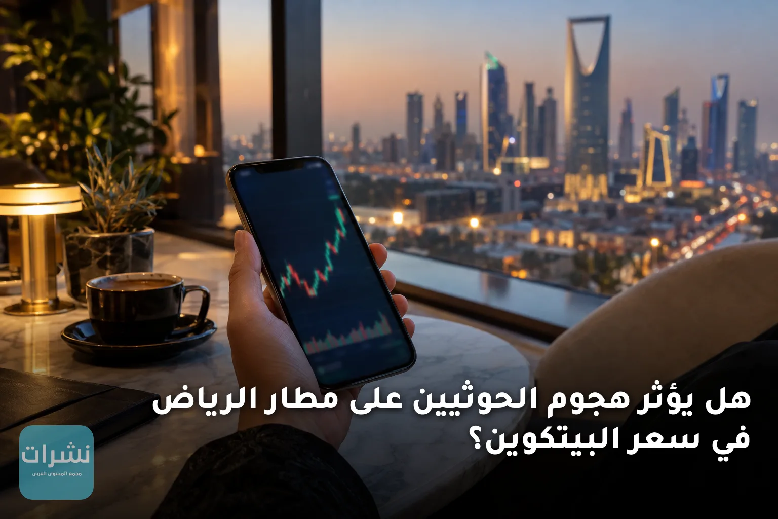 هل يؤثر هجوم الحوثيين على مطار الرياض في سعر البيتكوين؟